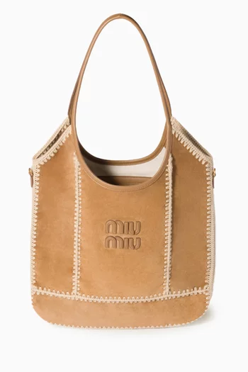 Ivy Tote Bag in Suede