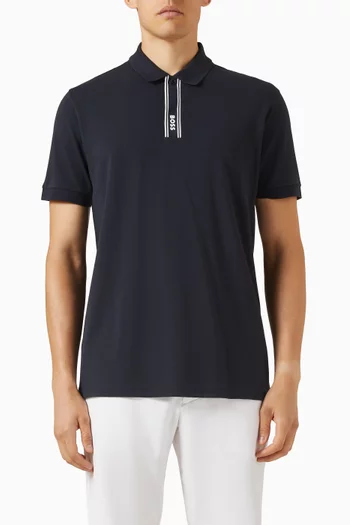 تي شيرت بولو بادي قطن مطاطي