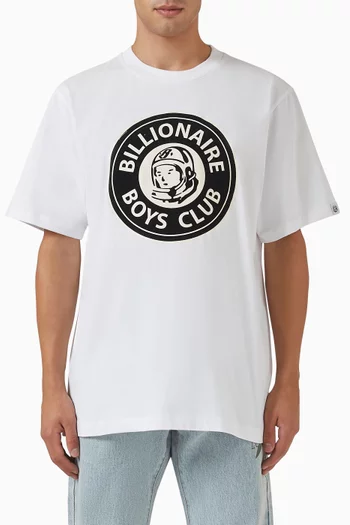 Emblem T-shirt in Cotton