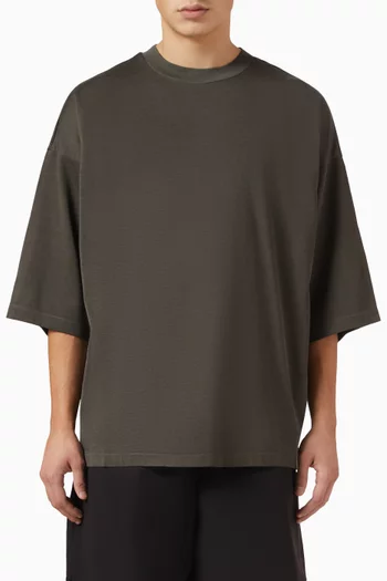 Relaxed T-shirt in Cotton-blend