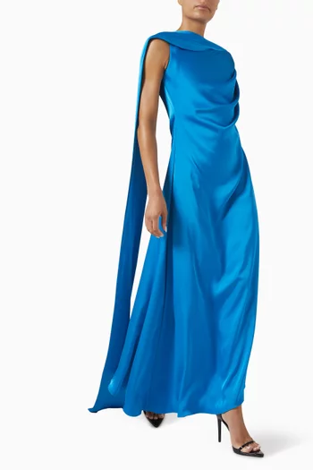 Piper Maxi Dress in Satin
