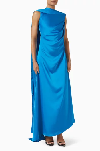 Piper Maxi Dress in Satin