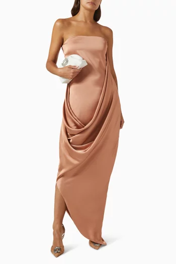 Sascha Maxi Dress in Satin
