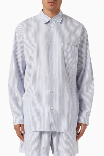 Long-sleeve Shirt in Cotton Poplin