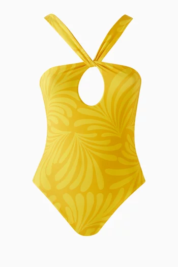 Cande Halterneck One-piece Swimsuit