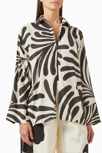 Joelle Top in Linen