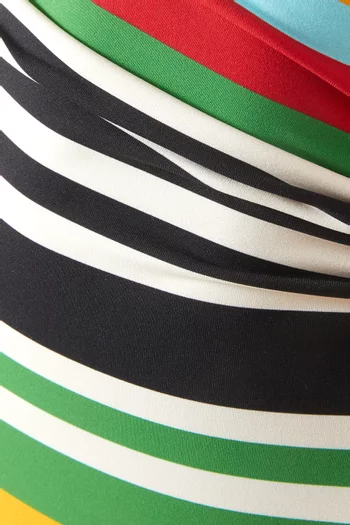 Vienna Striped One-piece Swimsuit