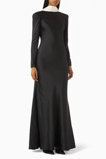 Allegra Gown in Satin