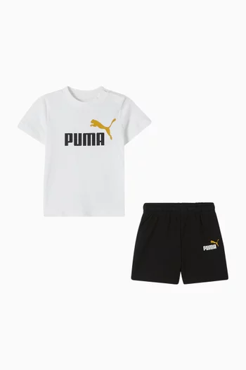 Minicats Essentials T-shirt and Shorts Set in Cotton