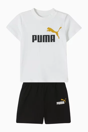Minicats Essentials T-shirt and Shorts Set in Cotton