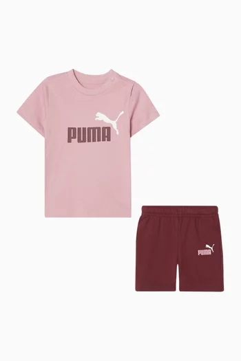 Minicats Essentials T-shirt and Shorts Set in Cotton