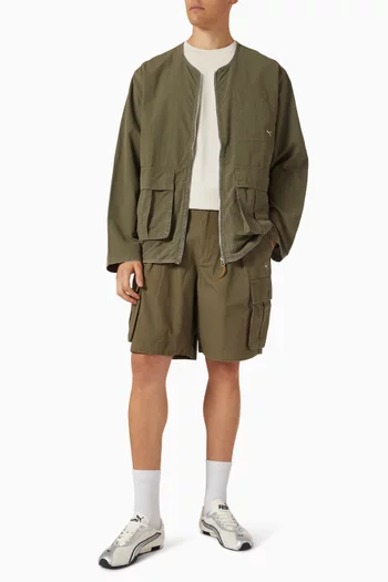 شورت كارغو قماش مقاوم للتمزق من مجموعة ام ام كيو