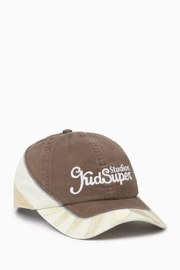 x KidSuper Baseball Cap in Cotton-blend