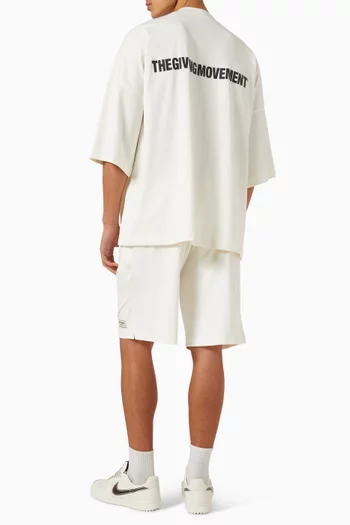 Super Oversized T-shirt in Recycled Sofskin