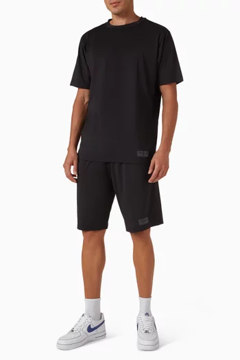 شورت للبيت بحياكة داخلية 10 بوصة قماش خفيف معاد تدويره