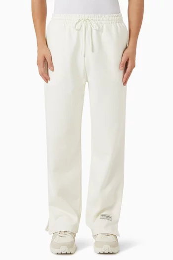 Wide-leg Sweatpants in Organic Cotton-blend