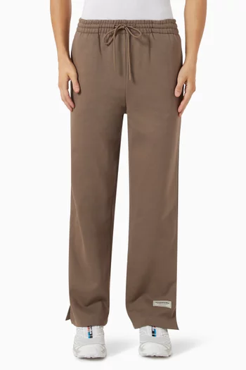 Wide-leg Sweatpants in Organic Cotton-blend