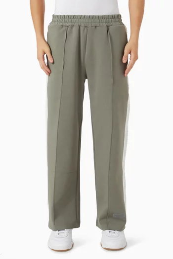 Striped Wide-leg Sweatpants