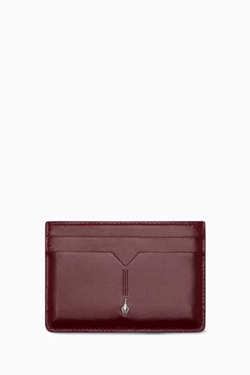 Theodore Card Holder in Leather