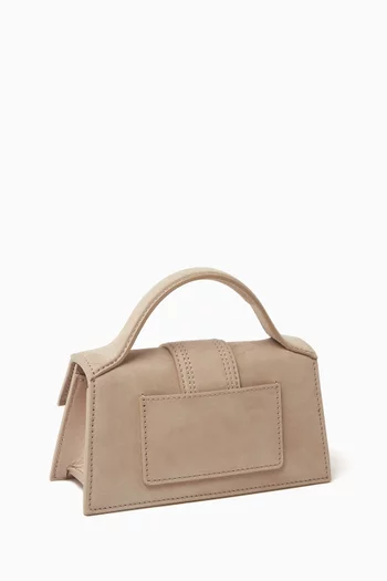 Mini Le Bambino Top-handle Bag in Suede
