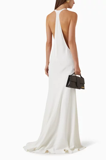 حقيبة كتف لو جراند بامبينو جلد بنقشة جلد الأفعى