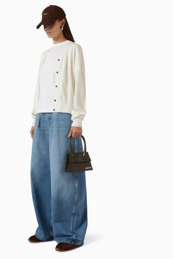 حقيبة يد لو تشيكيتو موين صغيرة جلد