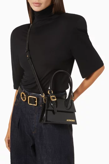 حقيبة لو تشيكيتو موين صغيرة جلد