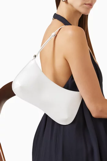 حقيبة كتف لو بيسو بسحّاب جلد