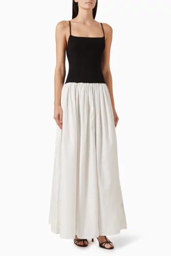 فستان اوريلي بنمط كاميسول مزيج قطن