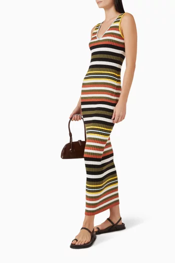 فستان باوي متوسط الطول