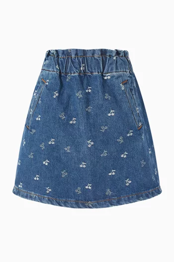 Jensua Denim Mini Skirt