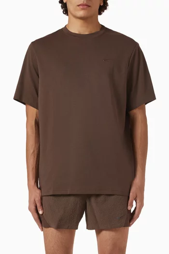 تي شيرت برايماري بتقنية Dri-FIT مزيج قطن منسوج