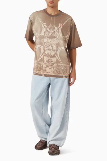 Medieval-print T-shirt in Organic Cotton