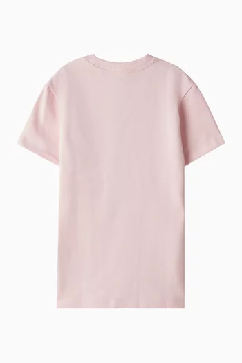 Snapshot T-shirt Dress in Cotton