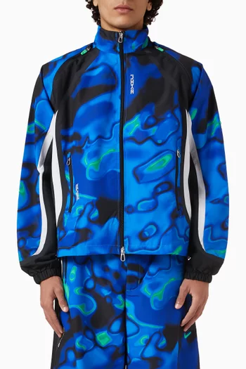 Repel Printed Track Jacket