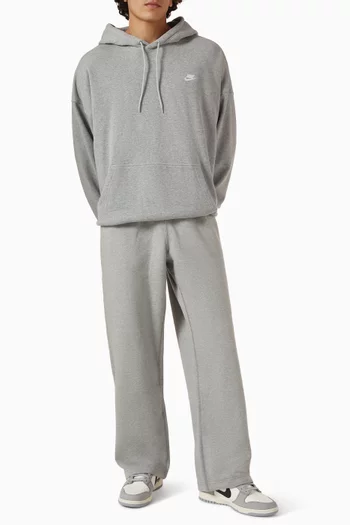 بنطال بشعار سولو وحافة مفتوحة صوف