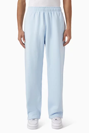 بنطال بشعار سولو وحافة مفتوحة صوف