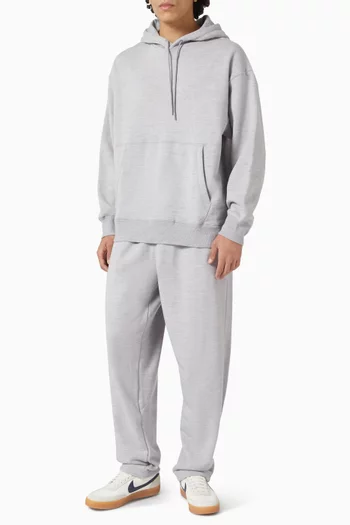 بنطال رياضي كلاسيكي بحواف مفتوحة صوف