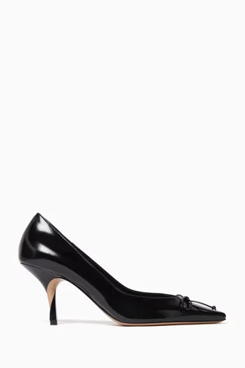 The Tourni 80 Pumps in Leather