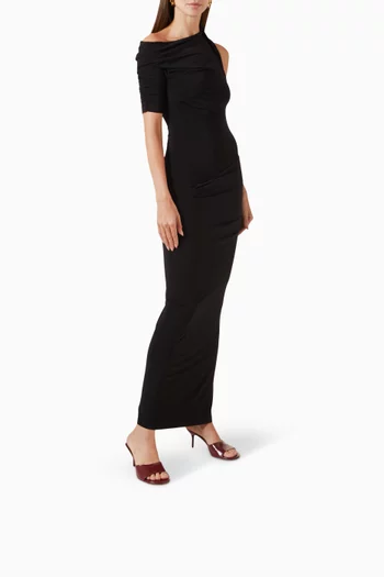 حذاء مفتوح لي كيوبيستو بكعب 70 مم جلد