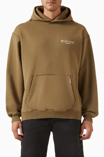 Legacy Overprint Hoodie in Cotton