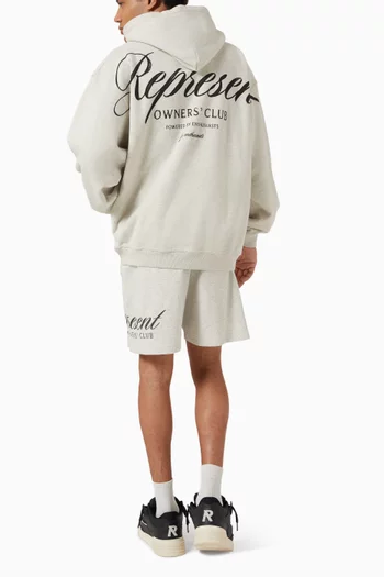 Owners’ Club Script Hoodie in Cotton