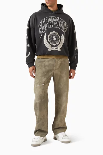 Legacy Crest Hoodie in Cotton-fleece