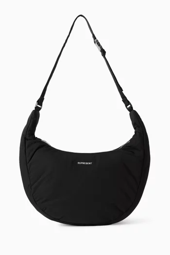 حقيبة بحمالة بتصميم مبطن نايلون