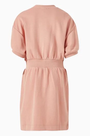 Rhinestone Strass Logo Dress