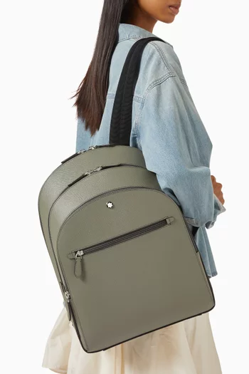 Medium Sartorial Backpack in Leather