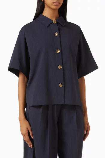 قميص كي ايه قماش أكسفورد