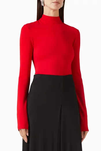 High-neck Bodysuit