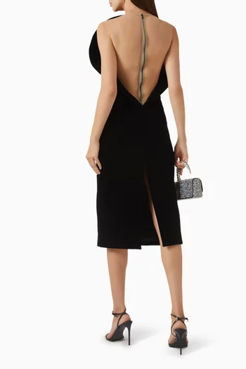 Circular Open-back Dress