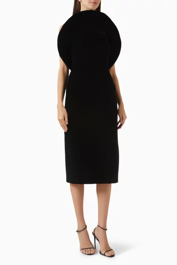 Circular Open-back Dress